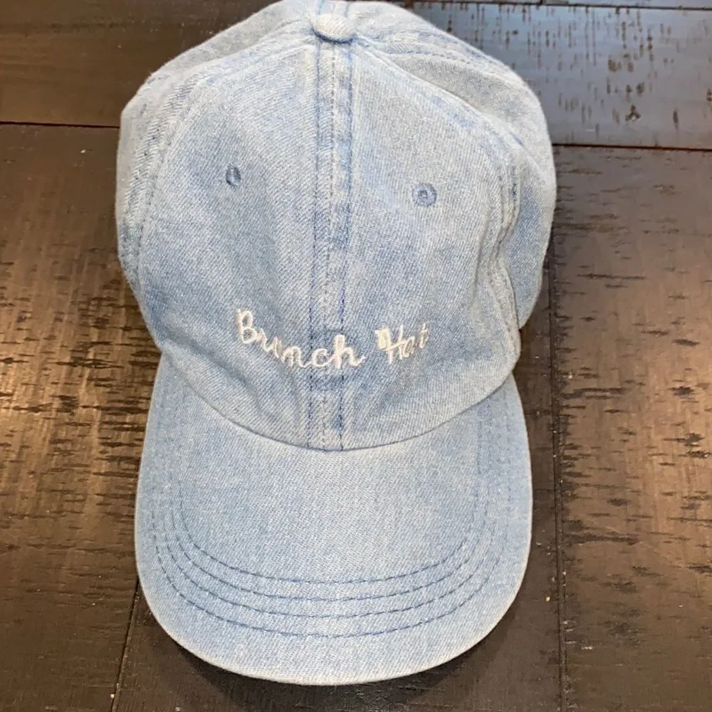 David and Young Brunch Hat Light Denim Wash One Size Velcro‌‌‌‌‌‌‌‌‌‌‌‌‌‌‌‌‌